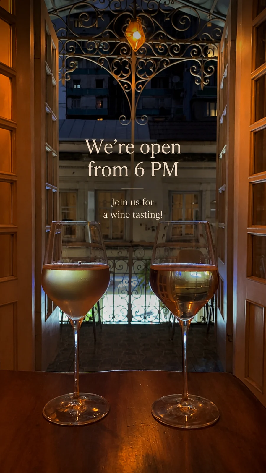 Bu&Khari wine bar atmosphere