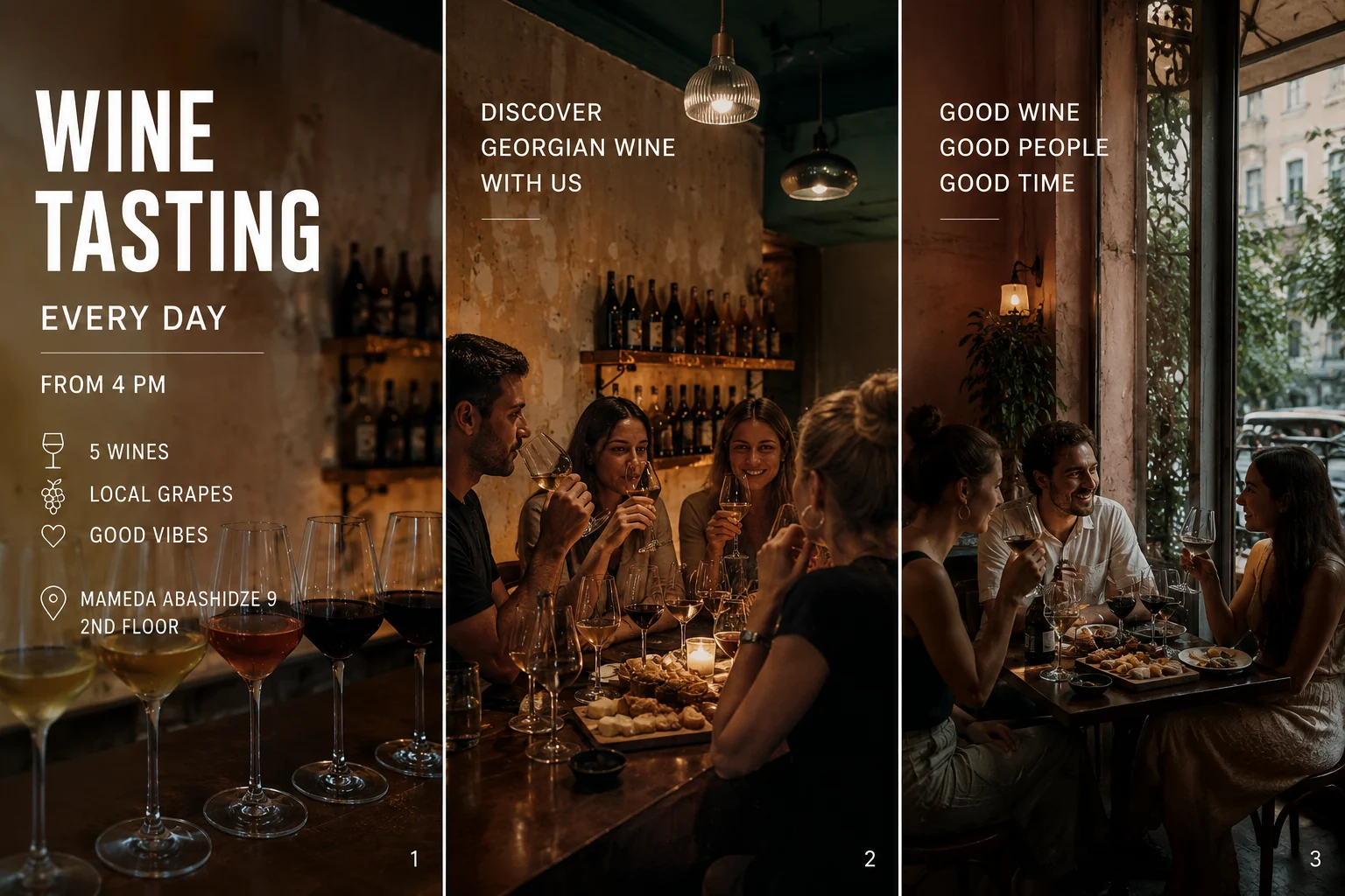 Wine tasting at Bu&Khari